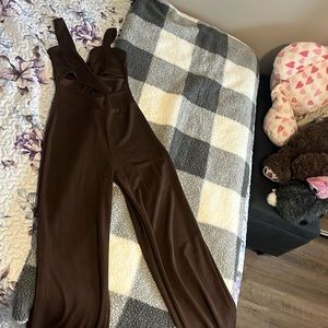 Brown Urban Planet Streetwear society Jump suit/romper.